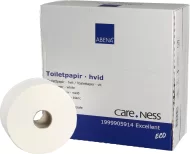 Hartie igienica Jumbo, Abena, 2 straturi, 320m x 9,5 cm, 100% celuloză, 8 but / bax